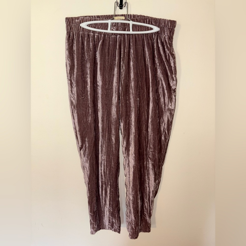 Women’s Anthropologie Tina Jo Velvet Feel Pants Size Medium